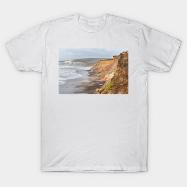 Compton Bay in Stormy Weather T-Shirt by GrahamPrentice